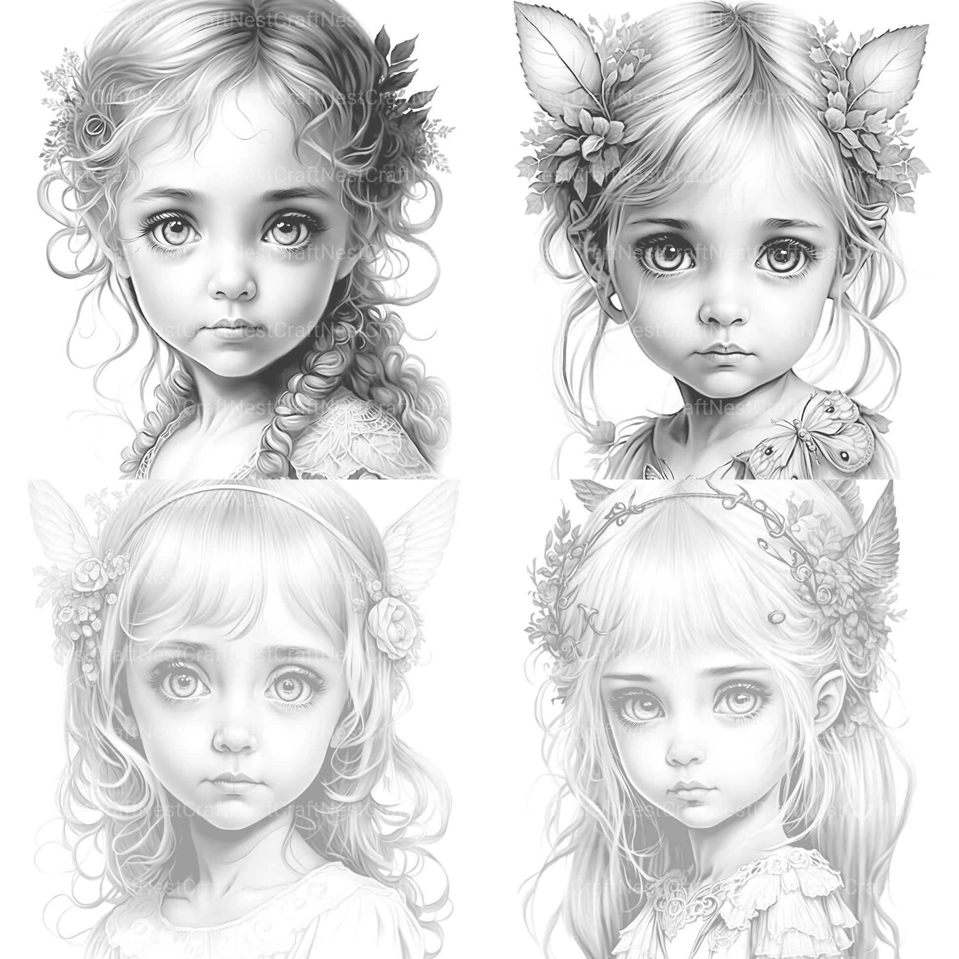 Gnome Girl Coloring Book - CraftNest - Digital Crafting and Art