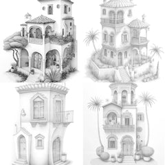 Moroccan Tiny House Coloring Book - CraftNest - Digital Crafting and Art