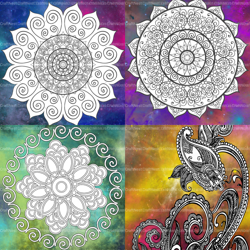 Colorist Heaven Universe Coloring Book - CraftNest - Digital Crafting and Art