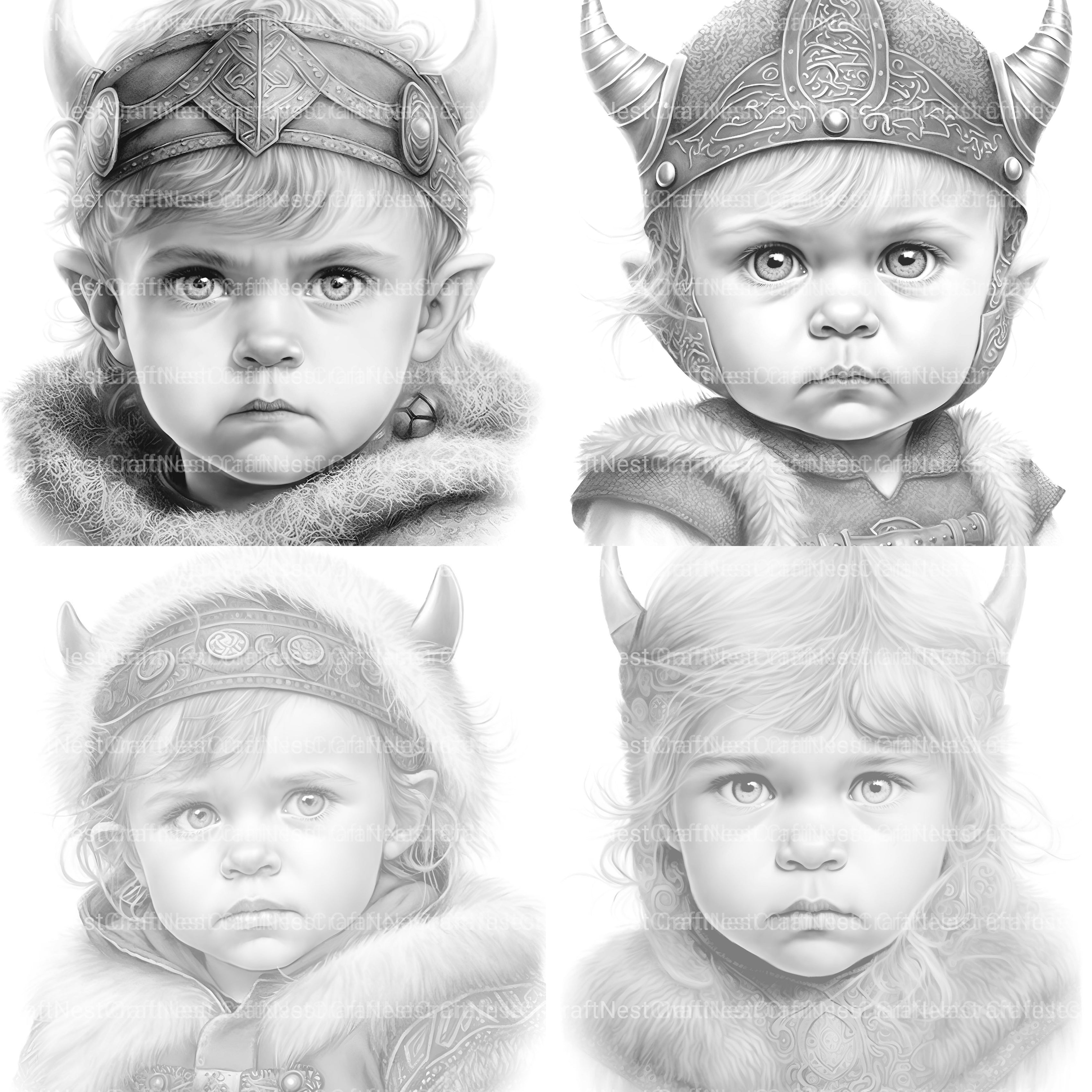 Winter Girl Coloring Book 2 - CraftNest - Digital Crafting and Art