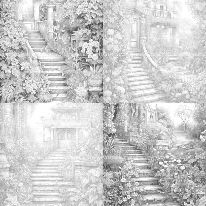 Secret Garden Coloring Book - CraftNest - Digital Crafting and Art