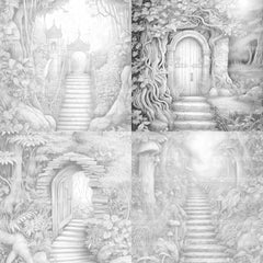 Forest Gate Coloring Book 2 - CraftNest - Digital Crafting and Art