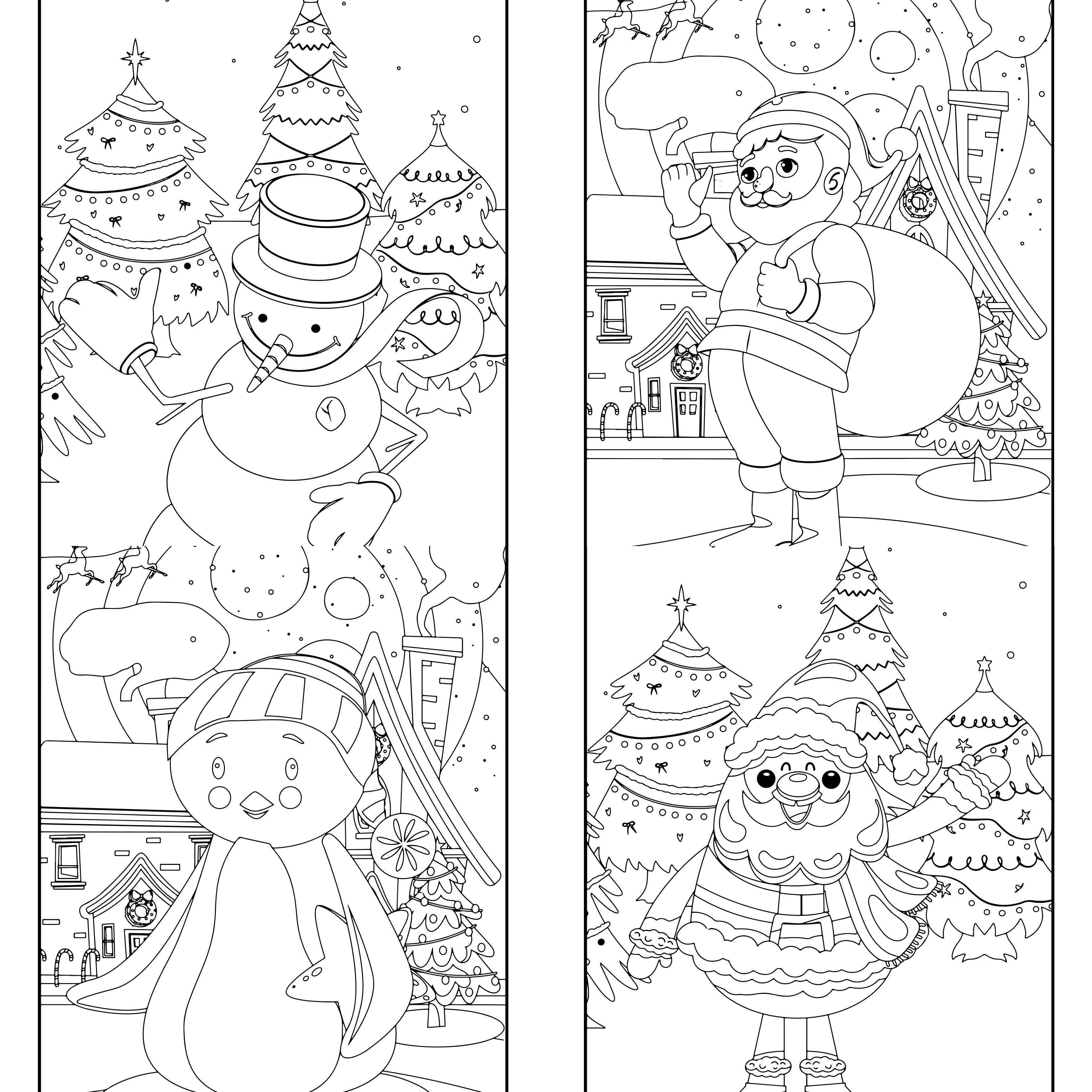 Kids Christmas Coloring Book Volume 3