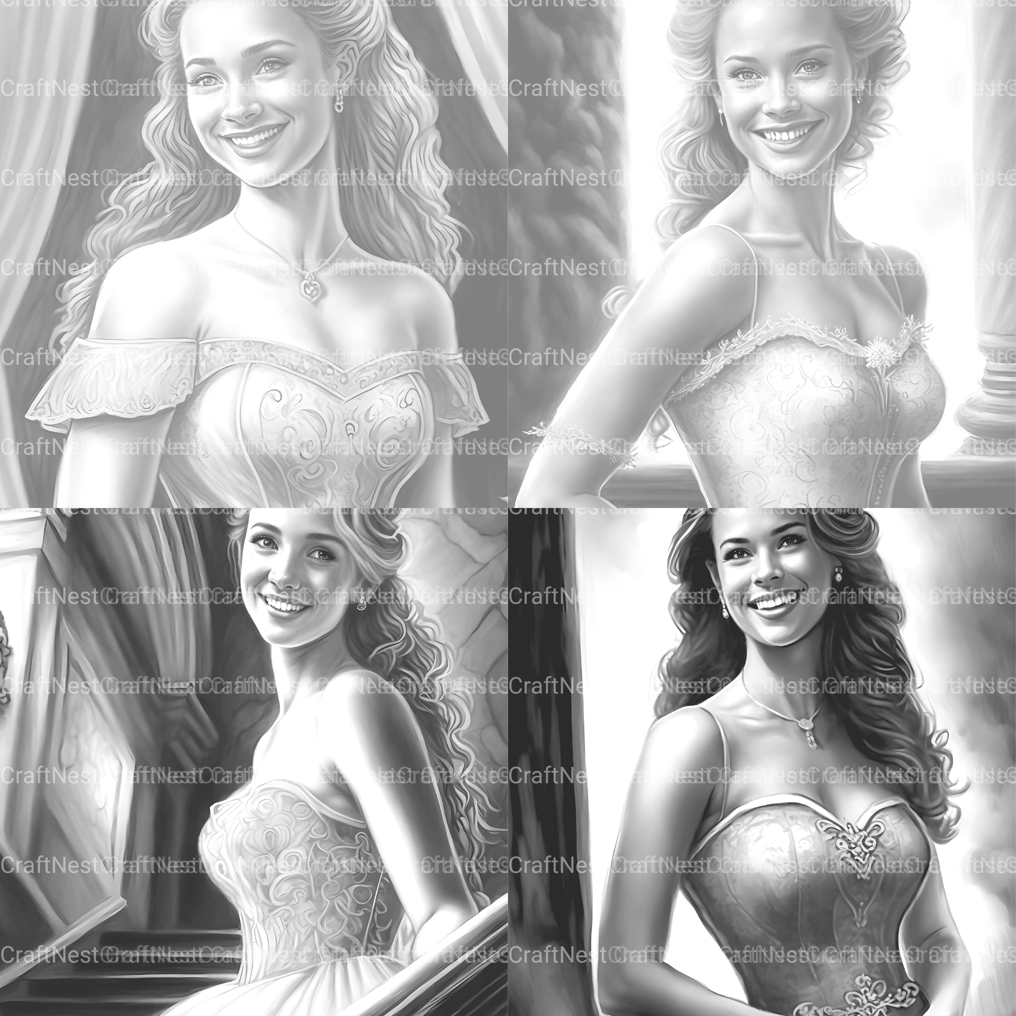 Steampunk Girl Coloring Book 1 - CraftNest - Digital Crafting and Art