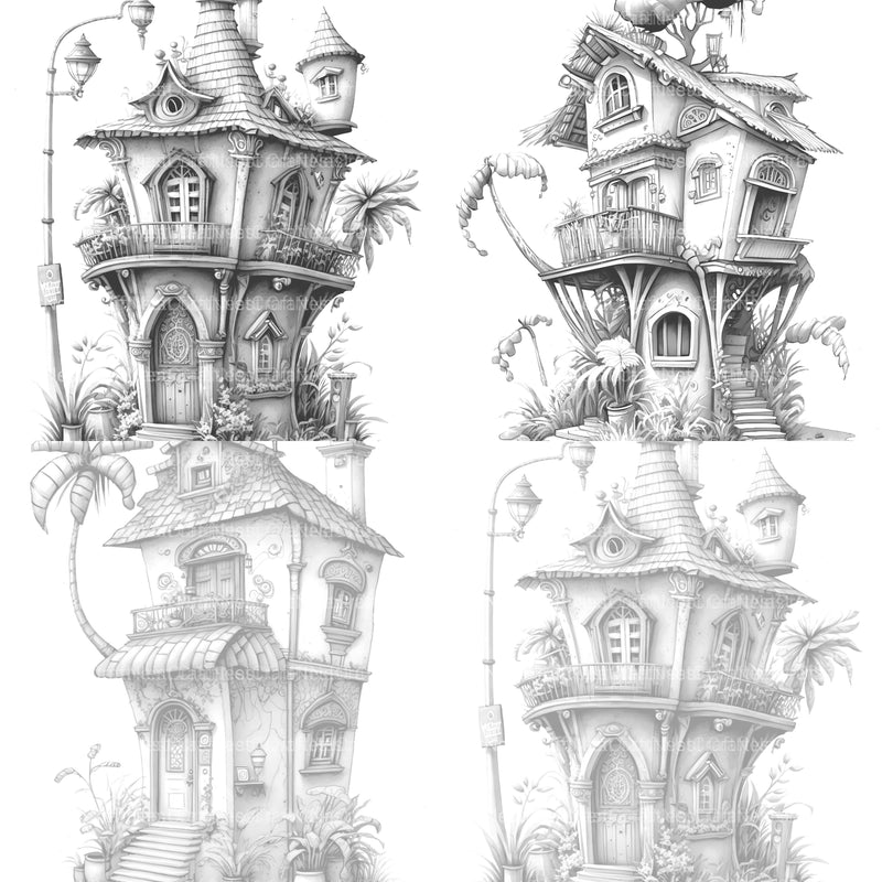 Chile Tiny House Coloring Book - CraftNest - Digital Crafting and Art