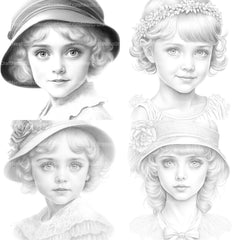 Cyborg Girl Coloring Book - CraftNest - Digital Crafting and Art