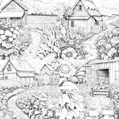 Farmers Garden Coloring Book 2 - CraftNest - Digital Crafting and Art