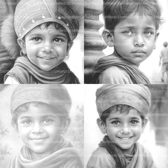 Indian Boy Coloring Book - CraftNest - Digital Crafting and Art