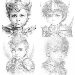 Steampunk Boy Coloring Book - CraftNest - Digital Crafting and Art