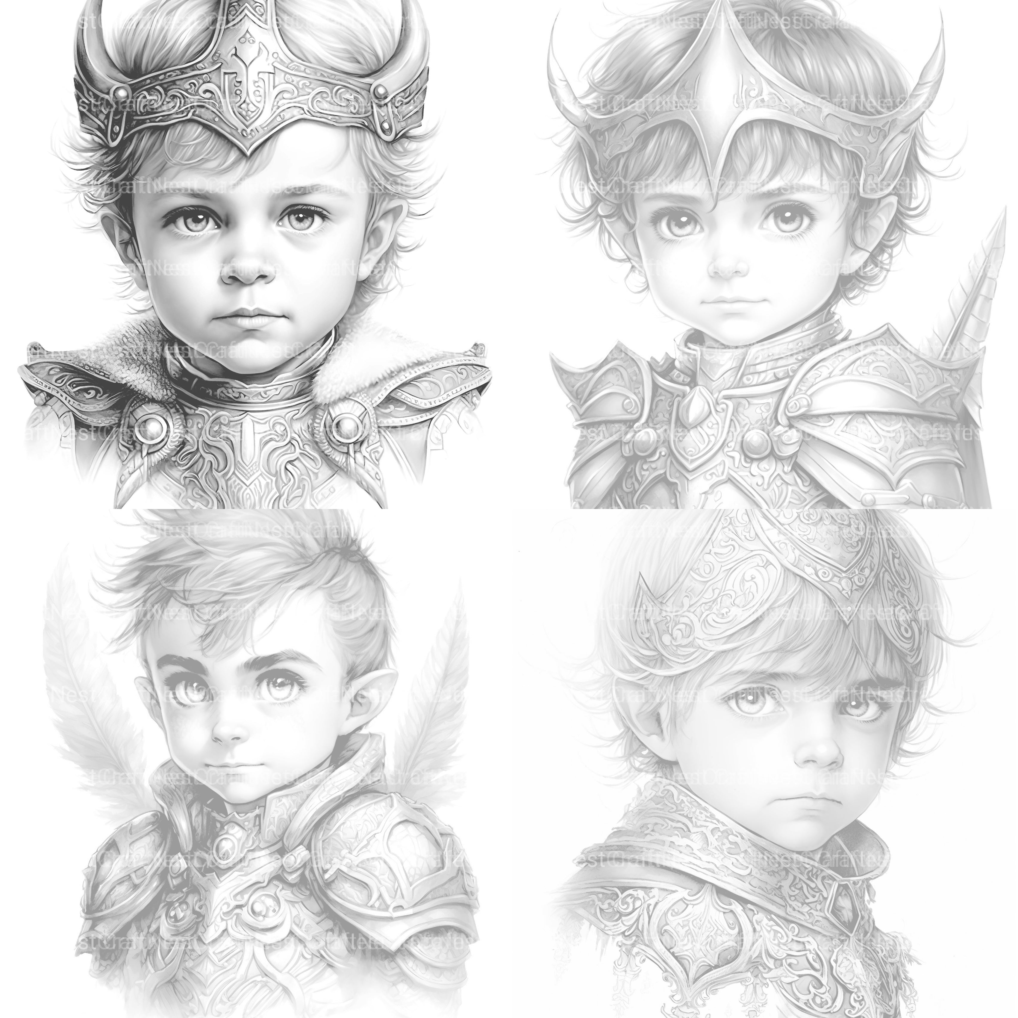 Steampunk Boy Coloring Book - CraftNest - Digital Crafting and Art