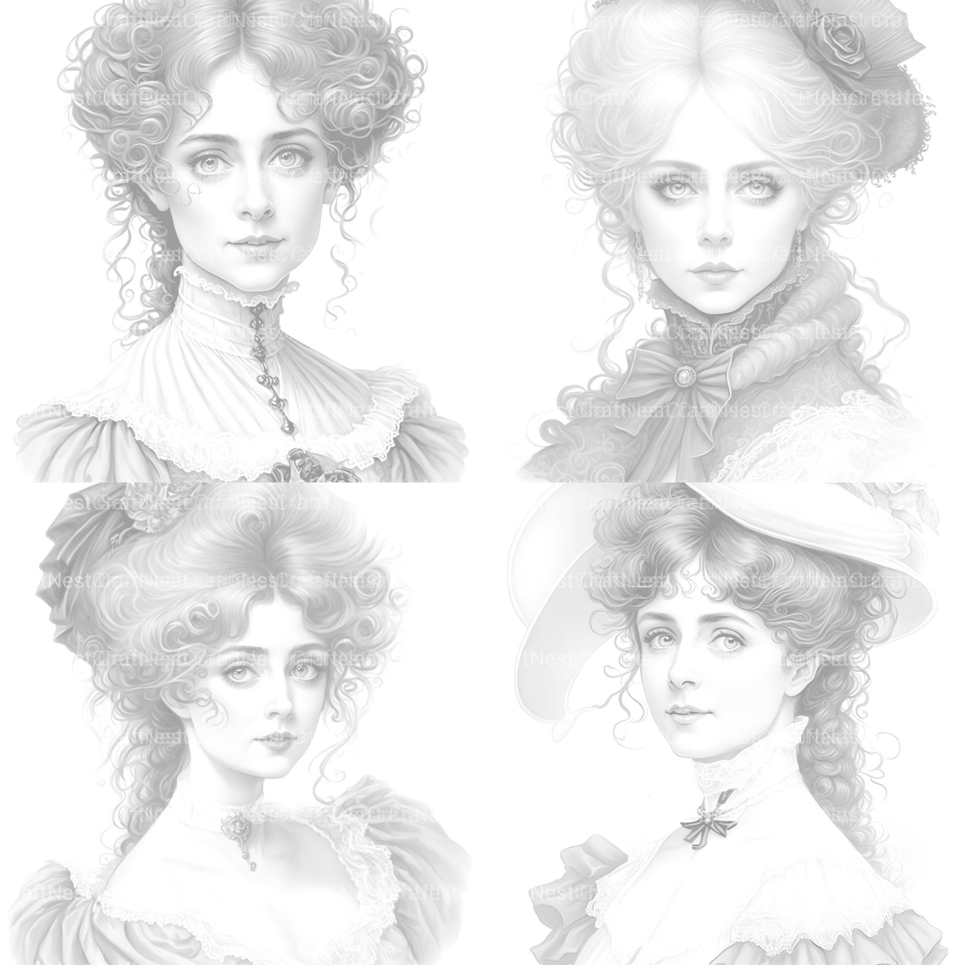 Viking Girl Coloring Book - CraftNest - Digital Crafting and Art