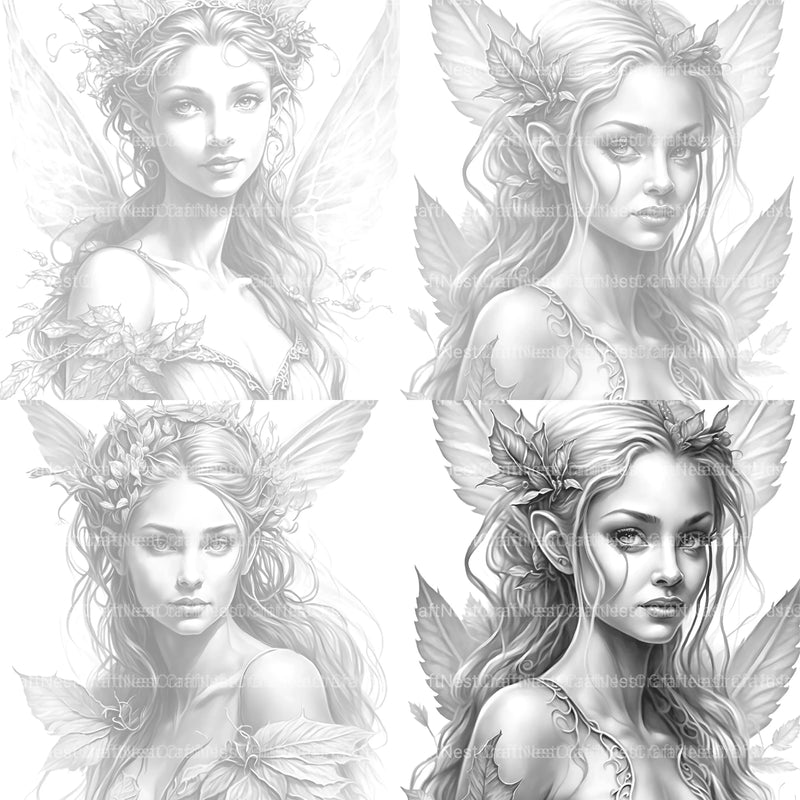 Fairy Beauties Coloring Book - CraftNest - Digital Crafting and Art