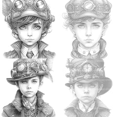 Young Woman Coloring Book - CraftNest - Digital Crafting and Art