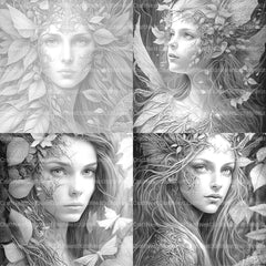 Forest Fairy Coloring Book - CraftNest - Digital Crafting and Art