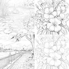 Springtime Garden Coloring Book - CraftNest - Digital Crafting and Art