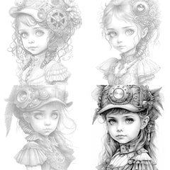 Victorian Boy Coloring Book - CraftNest - Digital Crafting and Art