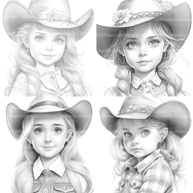 Flower Girl Coloring Book 2 - CraftNest - Digital Crafting and Art