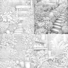 Herb Garden Coloring Book - CraftNest - Digital Crafting and Art