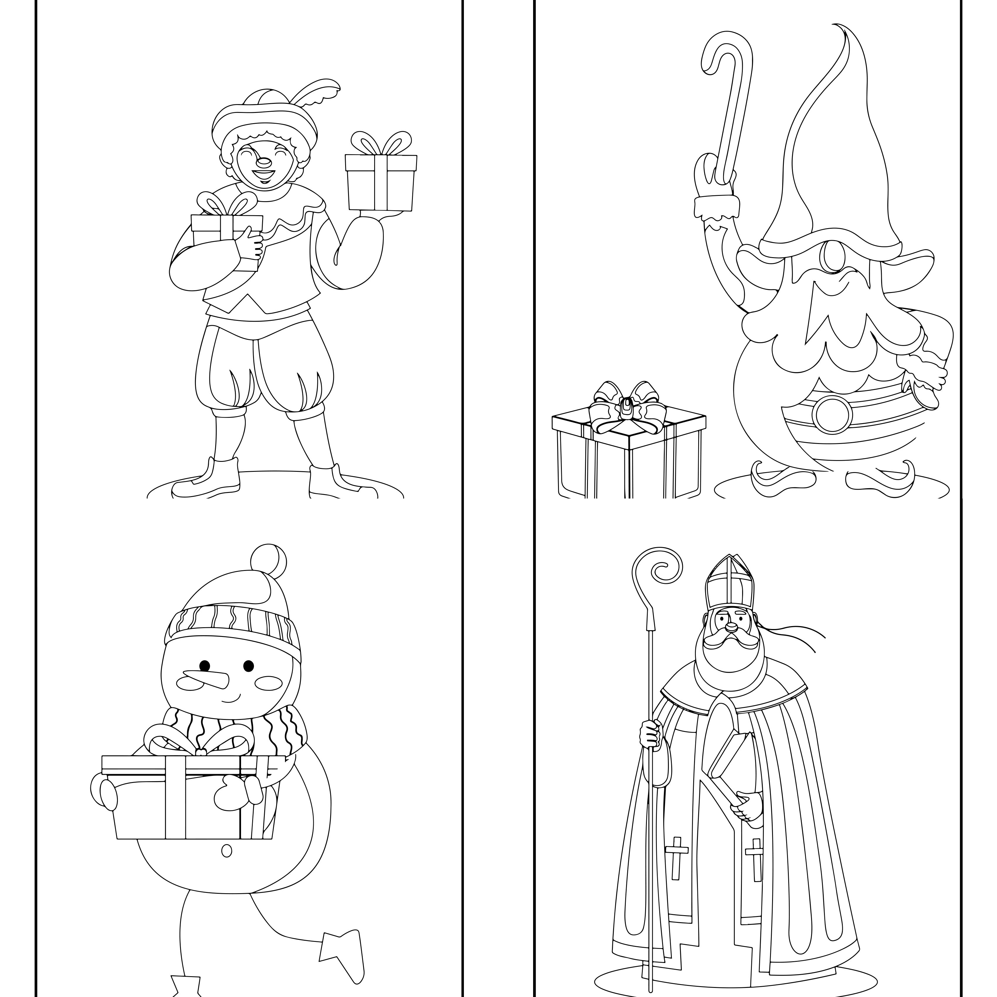 Kids Christmas Coloring Book Volume 8