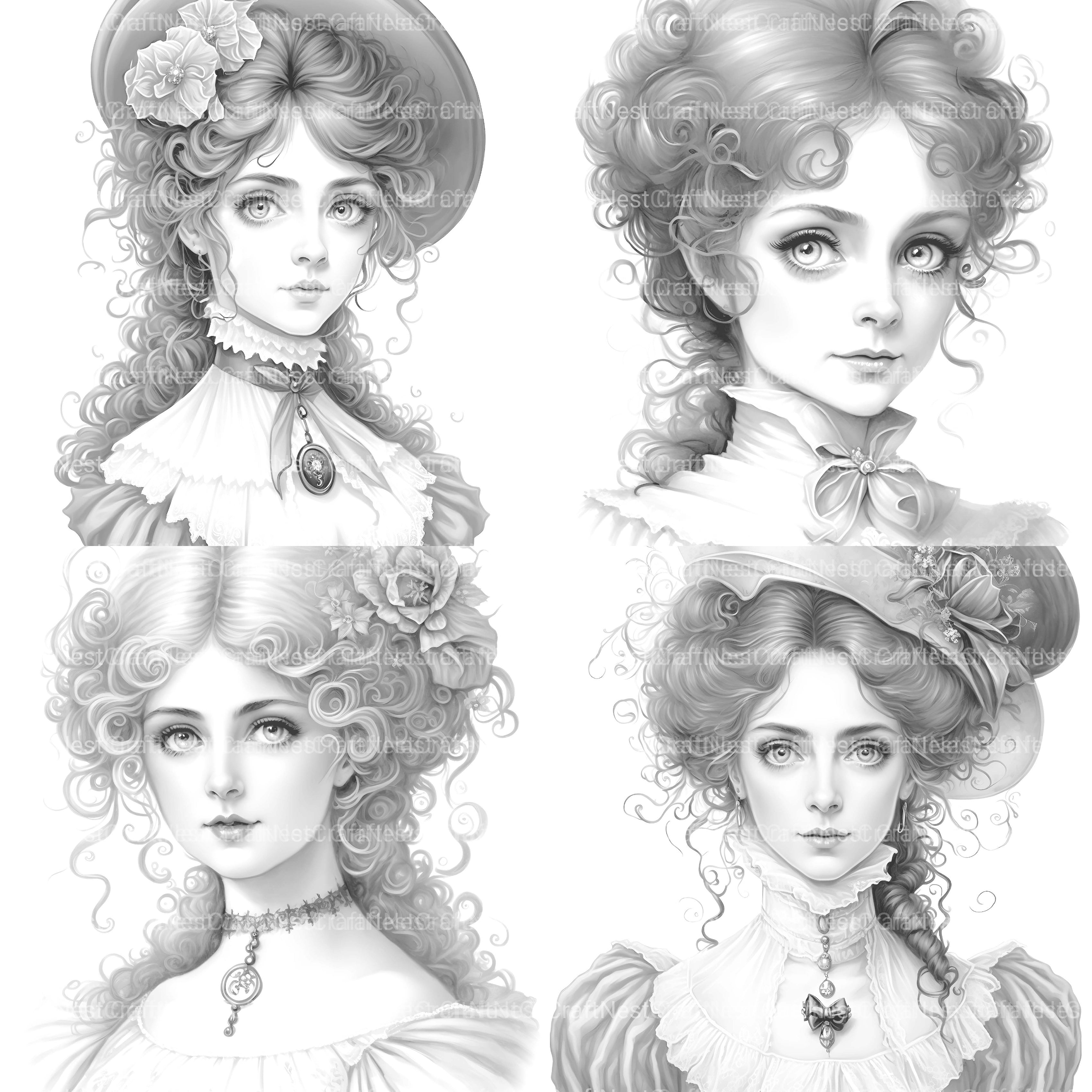 Viking Girl Coloring Book - CraftNest - Digital Crafting and Art