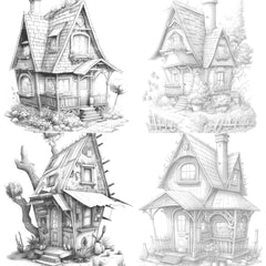 Ranch Tiny House Coloring Book - CraftNest - Digital Crafting and Art
