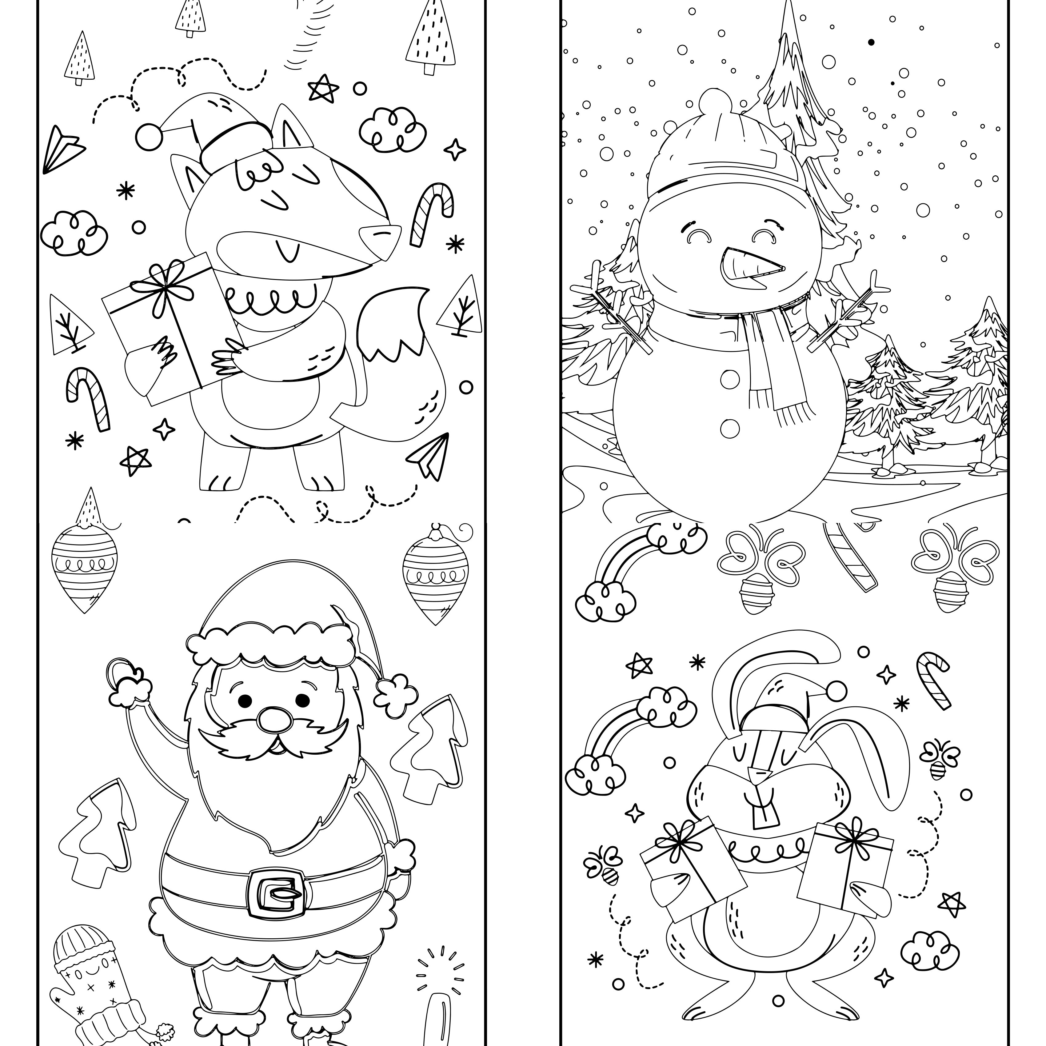Kids Christmas Coloring Book Volume 6