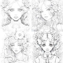 Little Princess Coloring Book - CraftNest - Digital Crafting and Art