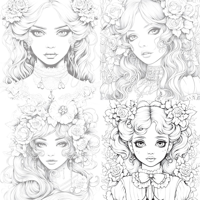 Little Princess Coloring Book - CraftNest - Digital Crafting and Art