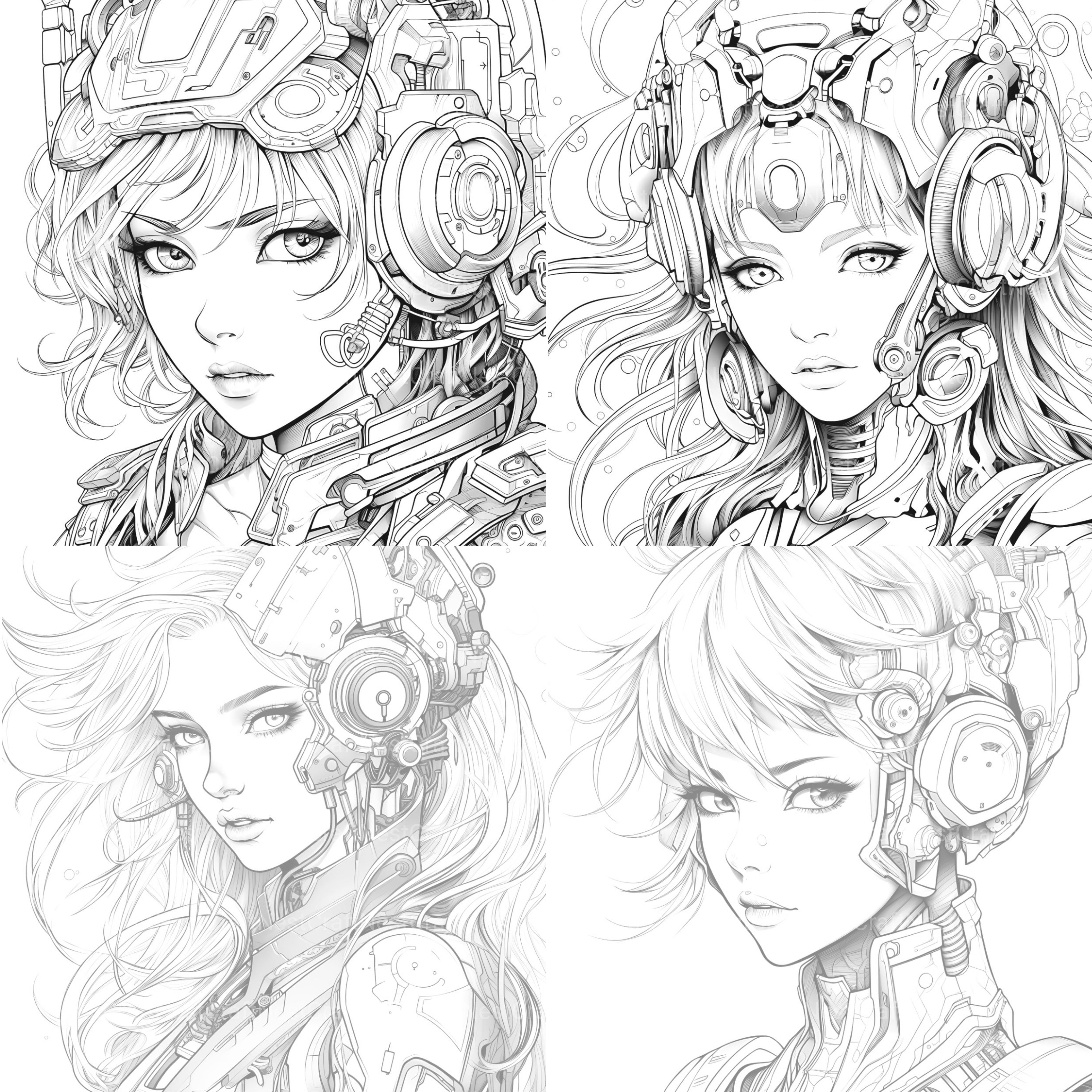 Druid Girl Coloring Book - CraftNest - Digital Crafting and Art