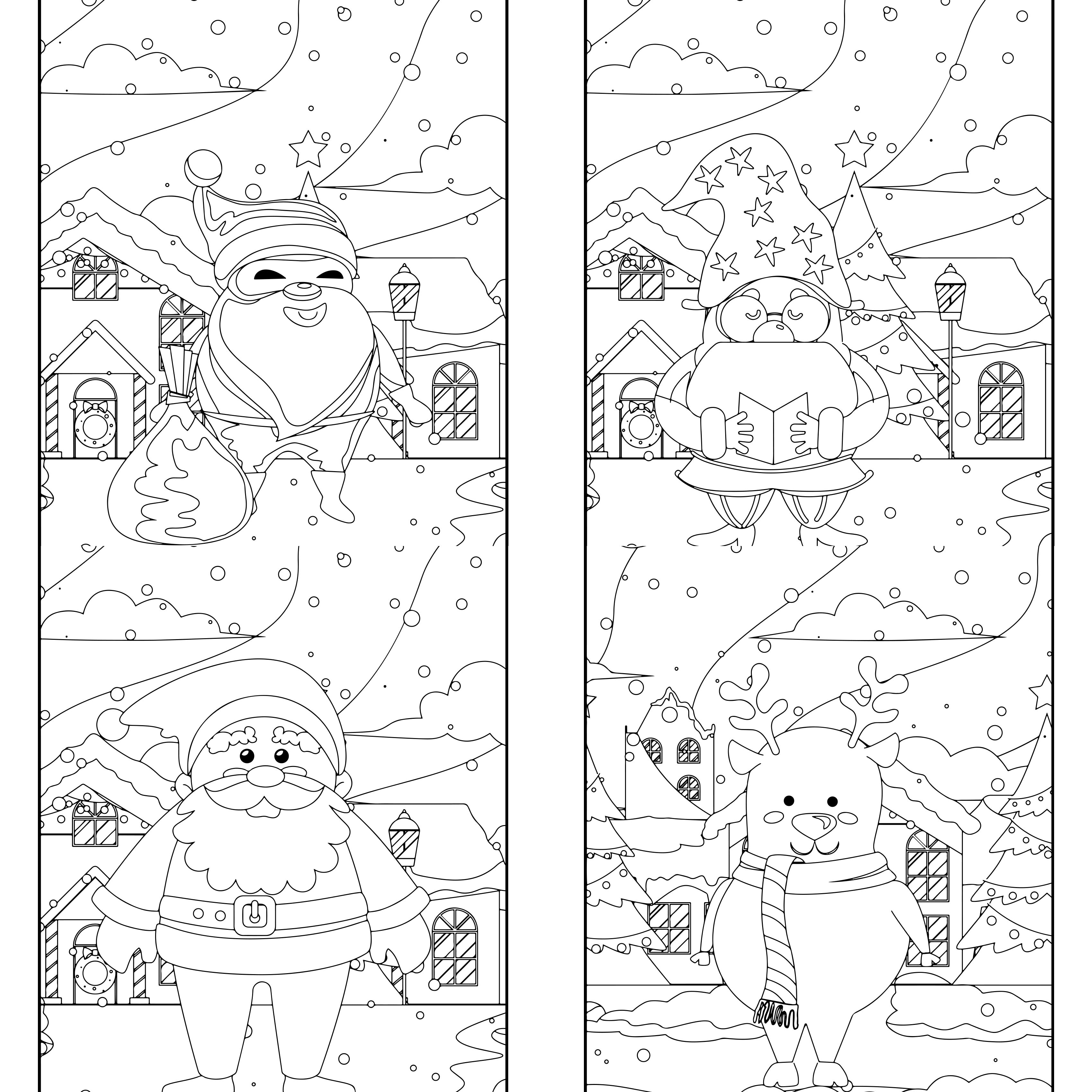 Kids Christmas Coloring Book Volume 13