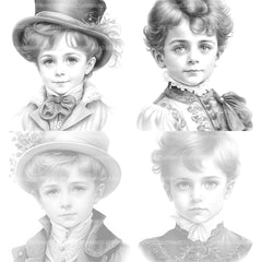 Victorian Man Coloring Book - CraftNest - Digital Crafting and Art