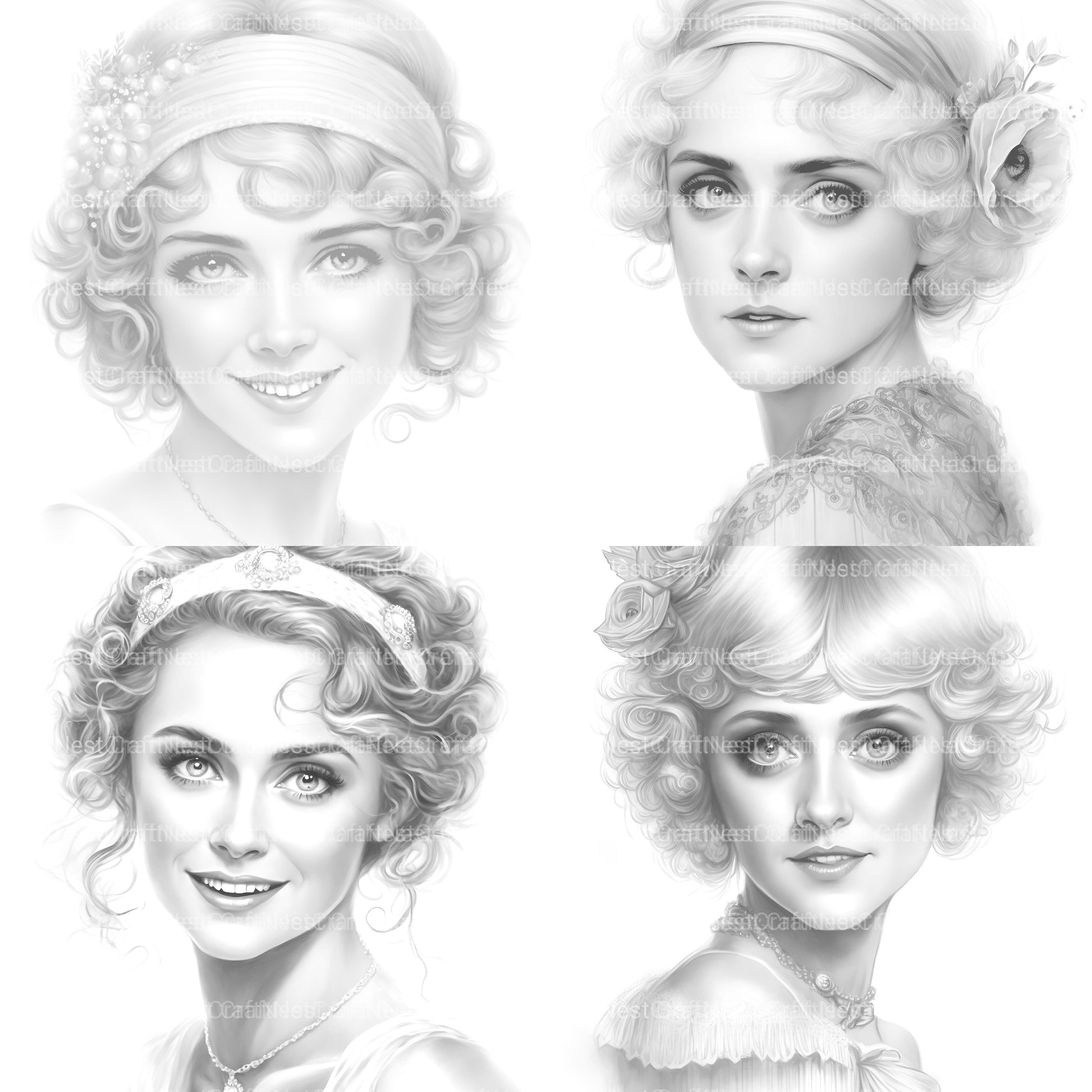 Brides Coloring Book - CraftNest - Digital Crafting and Art