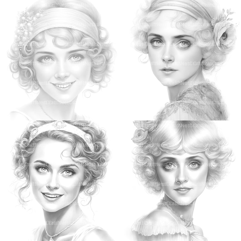 Brides Coloring Book - CraftNest - Digital Crafting and Art