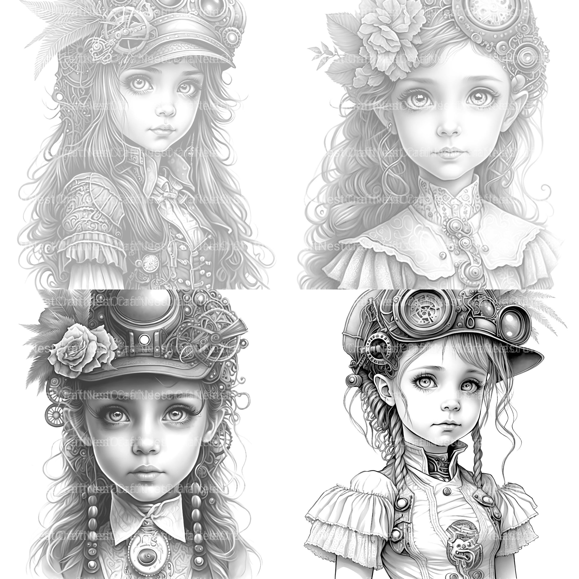 Victorian Boy Coloring Book - CraftNest - Digital Crafting and Art