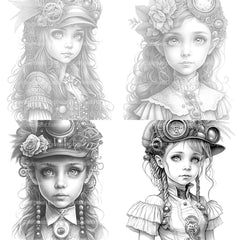 Victorian Boy Coloring Book - CraftNest - Digital Crafting and Art