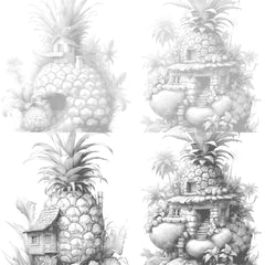 Fairy House Coloring Book - CraftNest - Digital Crafting and Art