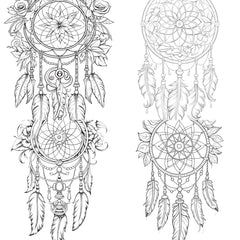 Dreamcatcher Coloring Book - CraftNest - Digital Crafting and Art