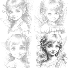 Flower Princess Coloring Book - CraftNest - Digital Crafting and Art