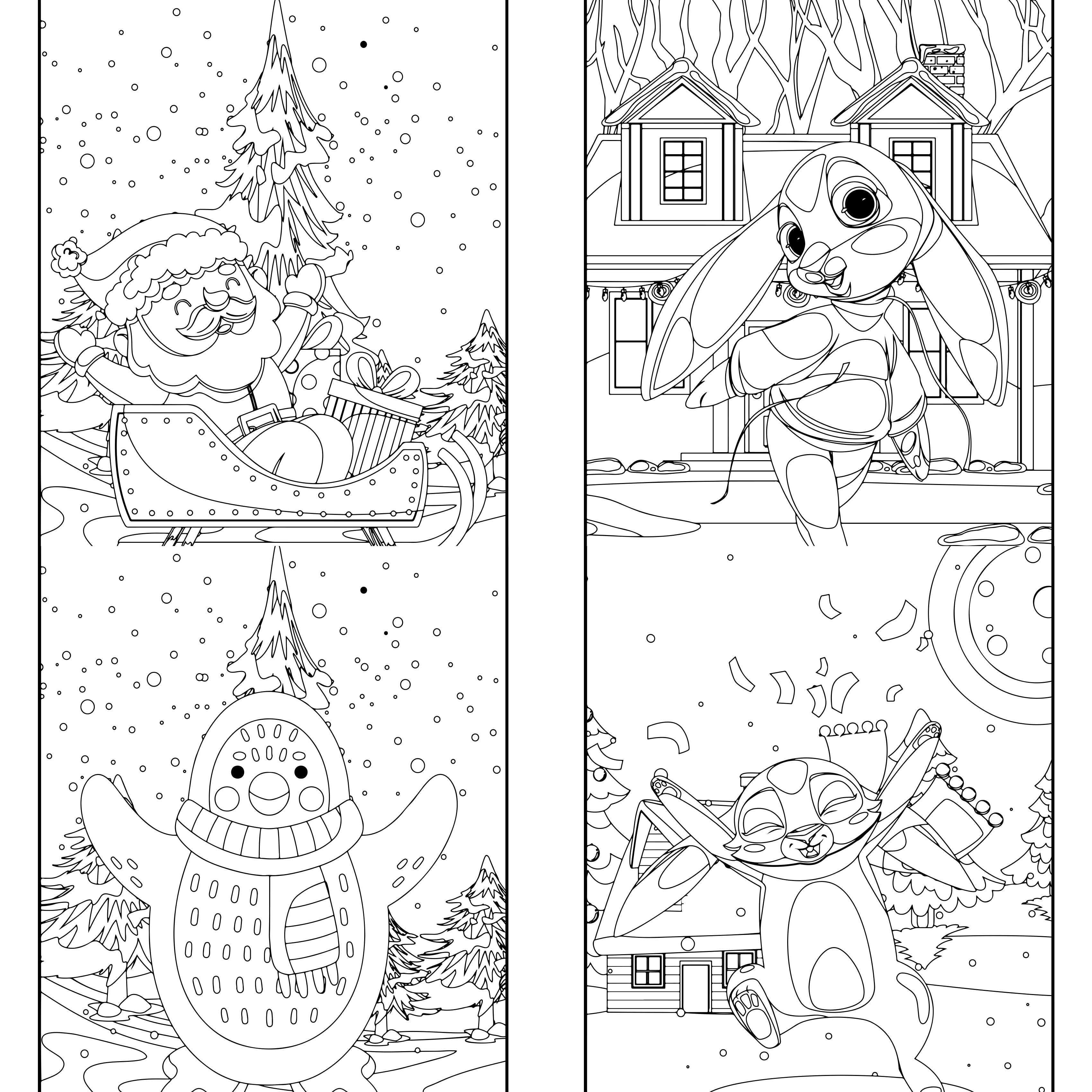 Kids Christmas Coloring Book Volume 4
