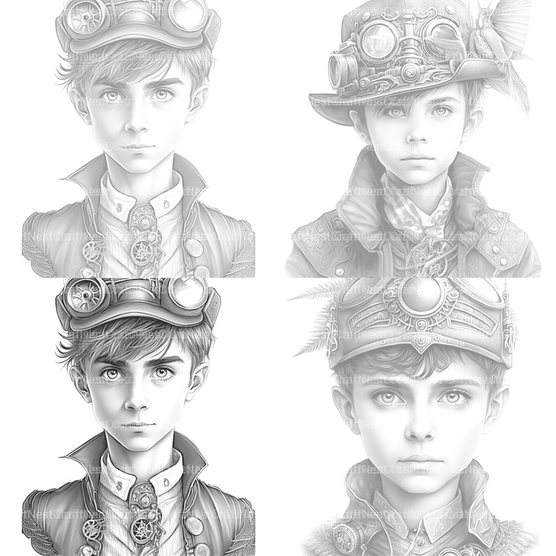 Young Woman Coloring Book - CraftNest - Digital Crafting and Art