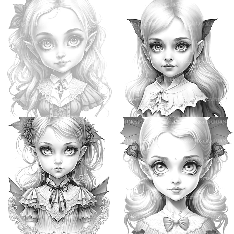 Little Witch Coloring Book - CraftNest - Digital Crafting and Art