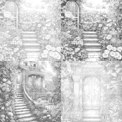 Secret Garden Coloring Book - CraftNest - Digital Crafting and Art