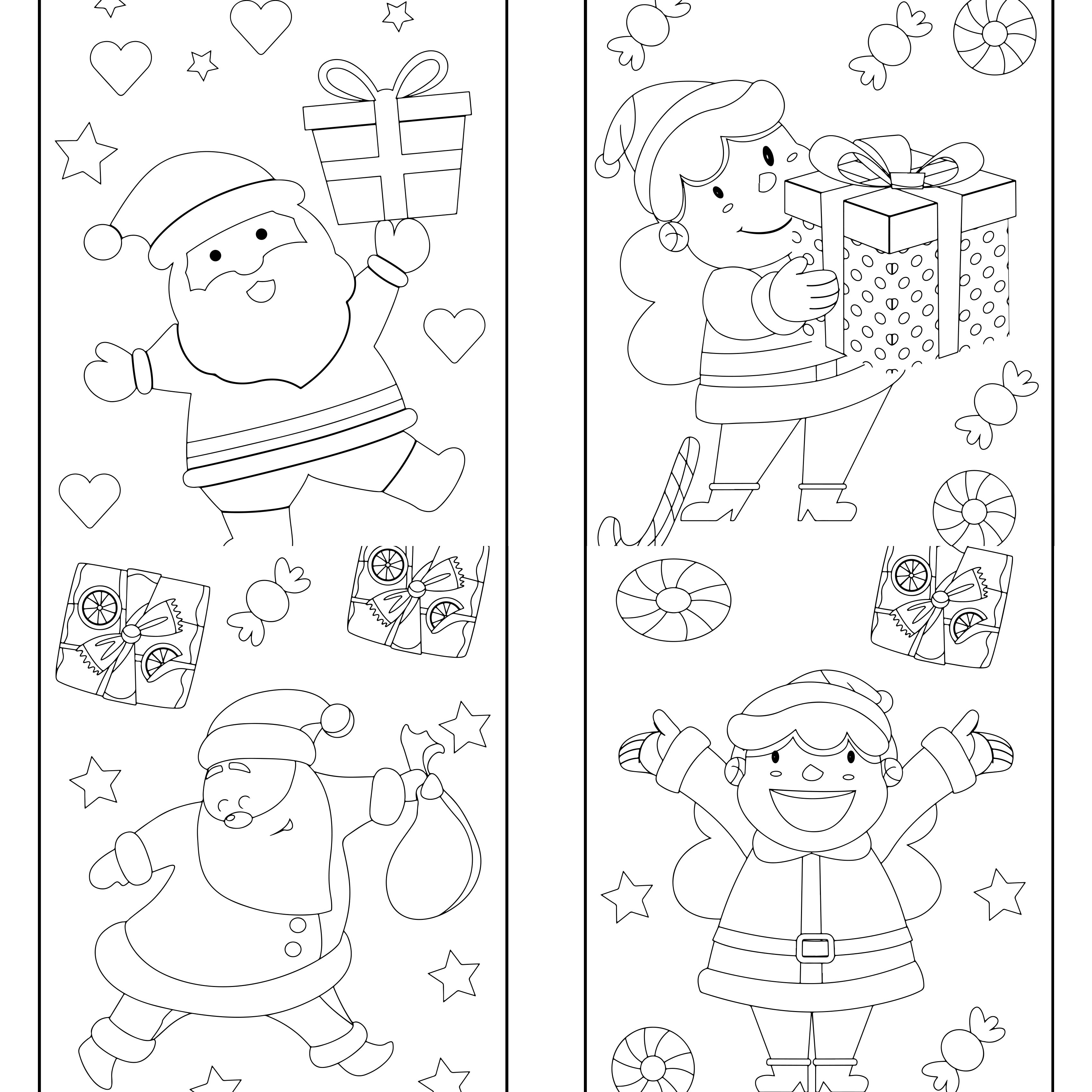 Kids Christmas Coloring Book Volume 9