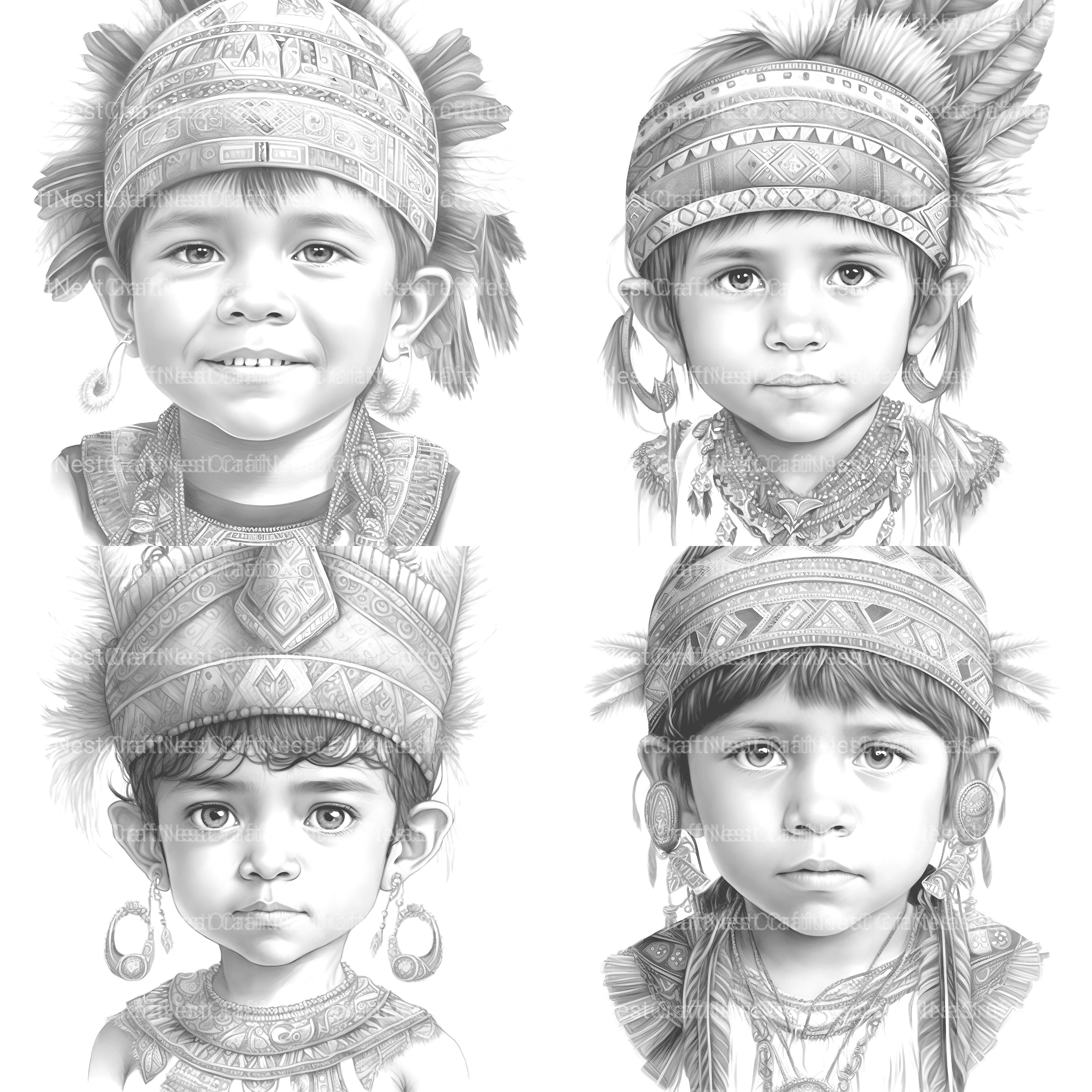 Babarian Boy Coloring Book - CraftNest - Digital Crafting and Art