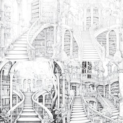 Enchanted Library Coloring Book - CraftNest - Digital Crafting and Art