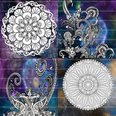 Colorist Heaven Universe Coloring Book - CraftNest - Digital Crafting and Art