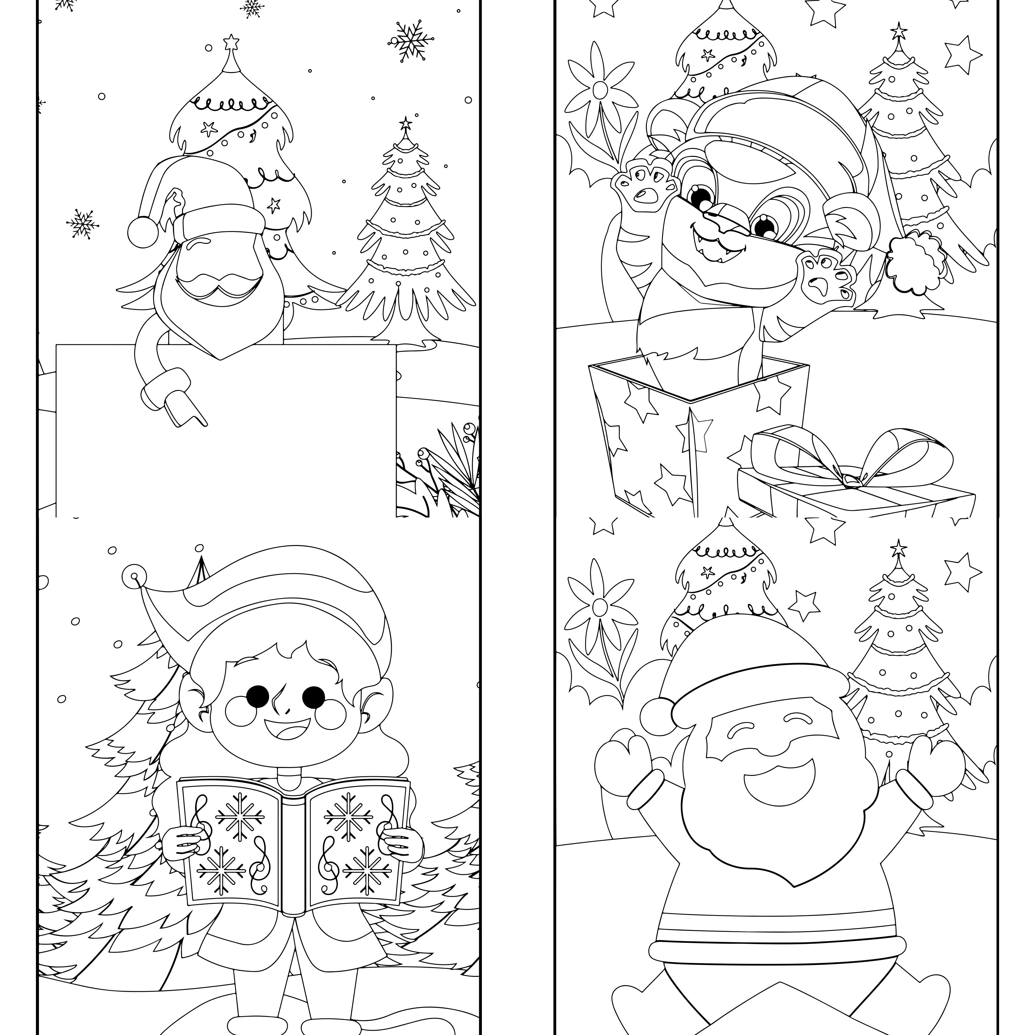 Kids Christmas Coloring Book Volume 10