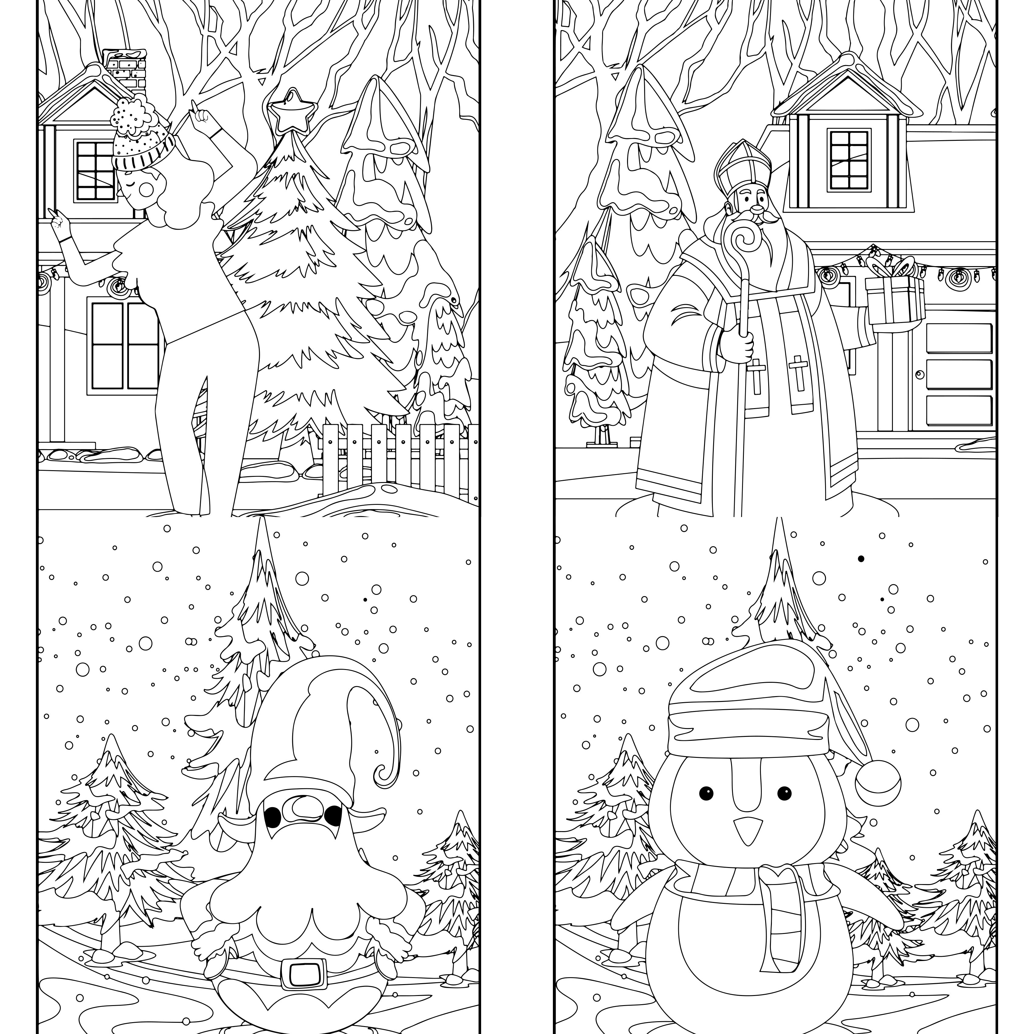 Kids Christmas Coloring Book Volume 5