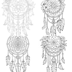 Dreamcatcher Coloring Book - CraftNest - Digital Crafting and Art