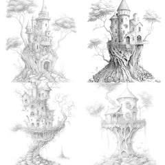 Fairy Fort Coloring Book - CraftNest - Digital Crafting and Art